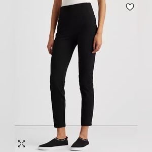 WITH TAGS - Lauren Ralph Lauren size 14W Straight-Leg Stretch Pants in black